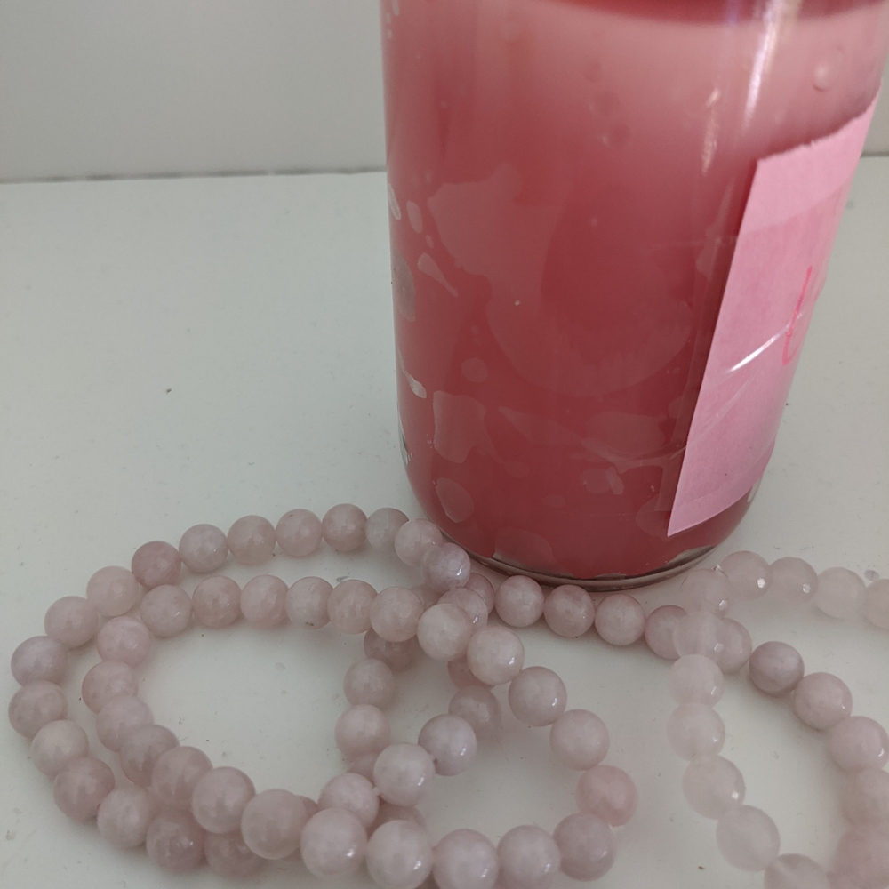 Pink Beaded Necklace